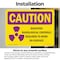 Signmission Radiation & Laser Sign, 7 in H x 10 in W, Vinyl Decal, Rectangle OS-2PACK-CR-D-710-L-10201 - alternate 6